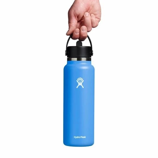 New Hydro flask 40 oz With new offers model Straw lid -Rain